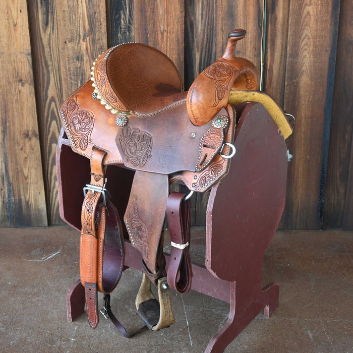 13" USED TESKEY'S BARREL SADDLE