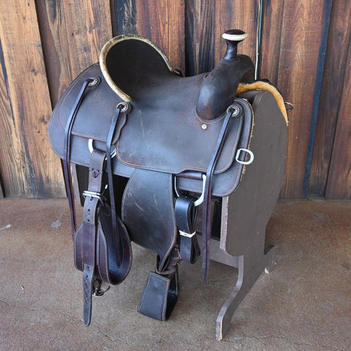 14" USED MARTIN ROPING SADDLE Saddles - Used Martin Saddlery