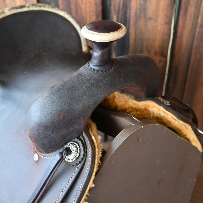 14" USED MARTIN ROPING SADDLE Saddles - Used Martin Saddlery