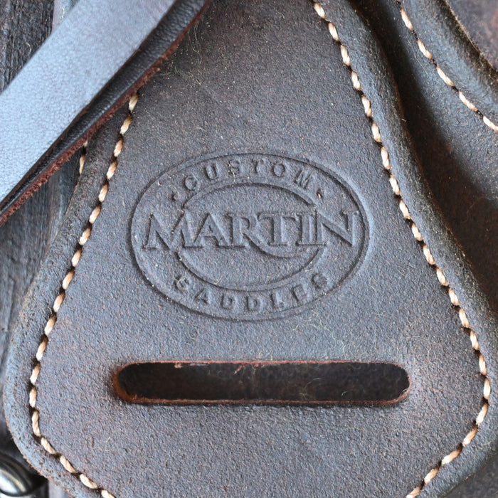 14" USED MARTIN ROPING SADDLE Saddles - Used Martin Saddlery