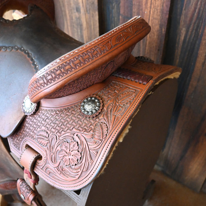 13" USED JEFF SMITH BARREL SADDLE Saddles - Used Jeff Smith