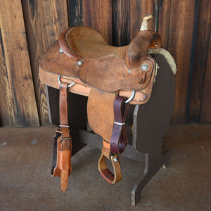 16" USED BILLY COOK BARREL SADDLE Saddles - Used Billy Cook