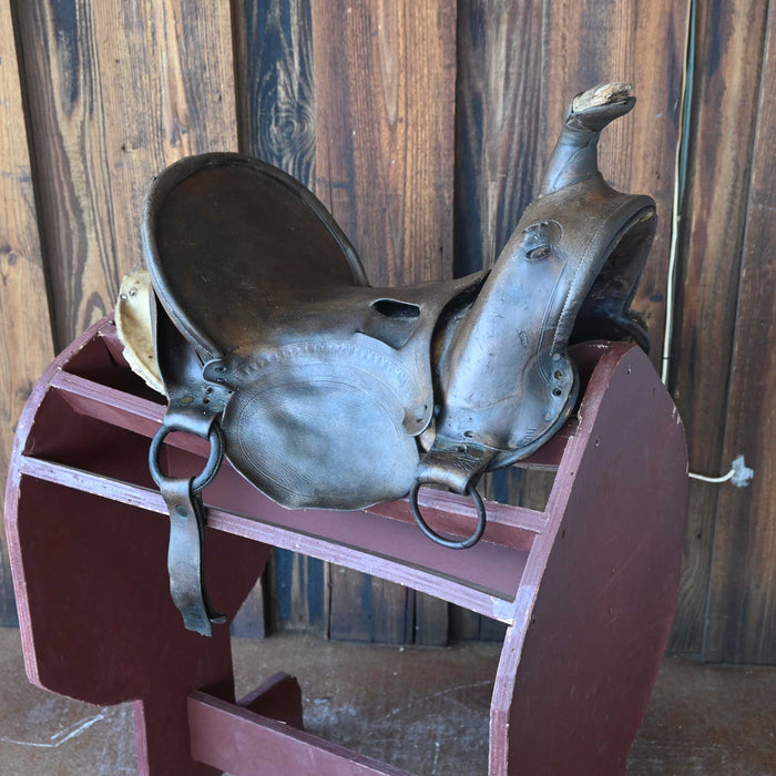 Antique High Back Decoration Saddle