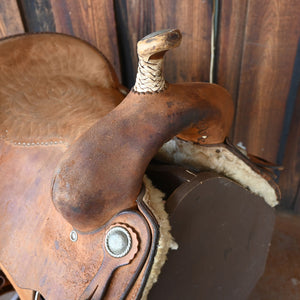 16" USED BILLY COOK BARREL SADDLE Saddles - Used Billy Cook