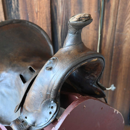 Antique High Back Decoration Saddle Collectibles MISC