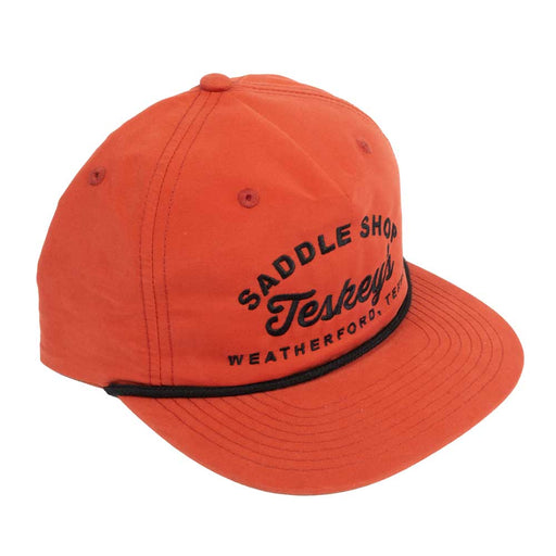 Teskey's Saddle Shop Umpqua Cap - Dark Orange/Black Rope TESKEY'S GEAR - Baseball Caps Teskey's