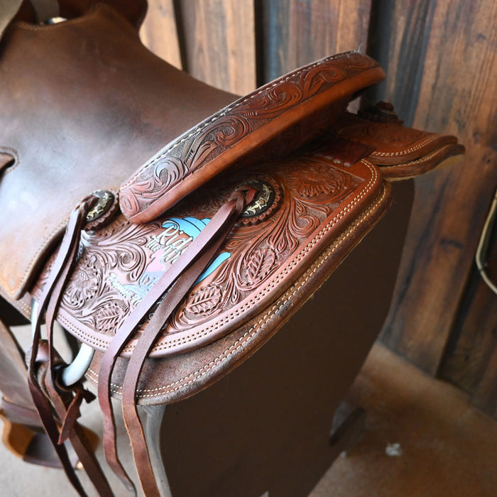 16" USED CACTUS RANCH SADDLE Saddles - Used CACTUS SADDLERY