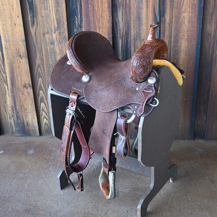 15" TESKEY'S BARREL SADDLE Saddles - New Teskey's Saddlery