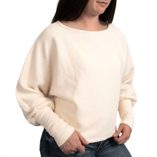 Dylan Andie Dolman Knit Top - Ivory WOMEN - Clothing - Tops - Long Sleeved Dylan