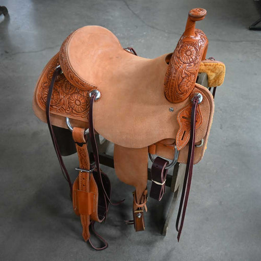 15.5" TESKEY'S RANCH CUTTER SADDLE Saddles - New Teskey's Saddlery