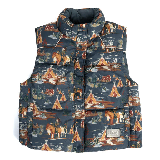 Hooey Women's Puffer Reversible Vest WOMEN - Clothing - Outerwear - Vests Hooey