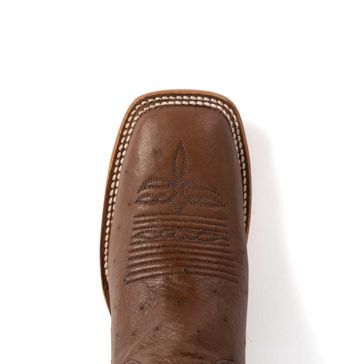 Justin Women's Tatum Brown Smooth Ostrich Western Boot WOMEN - Footwear - Boots - Exotic Boots Justin Boot Co.