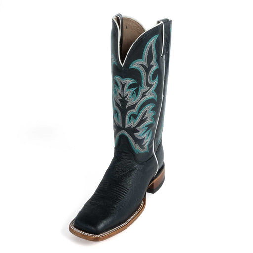 Justin Women's Tatum Black Smooth Ostrich Western Boot WOMEN - Footwear - Boots - Western Boots Justin Boot Co.