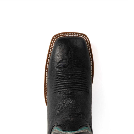 Justin Women's Tatum Black Smooth Ostrich Western Boot WOMEN - Footwear - Boots - Western Boots Justin Boot Co.