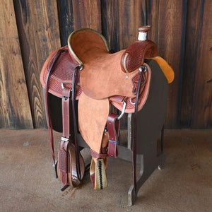 14.5" TESKEY'S RANCH ASSOCIATION SADDLE Saddles - New Teskey's Saddlery