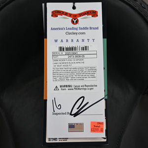 16" CIRCLE Y DARK RIDER FLEX2 TRAIL SADDLE Saddles - New Circle Y Saddlery