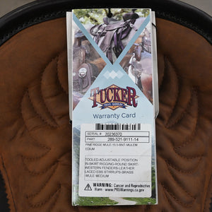 15.5" TUCKER PINE RIDGE MULE SADDLE Saddles - New Tucker