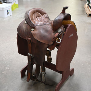 14" USED SHILOH JORDAN BRIGGS FINALIST BARREL SADDLE Saddles - Used Shiloh Saddlery