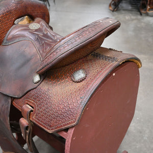 14" USED SHILOH JORDAN BRIGGS FINALIST BARREL SADDLE Saddles - Used Shiloh Saddlery