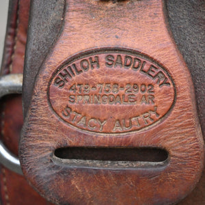 14" USED SHILOH JORDAN BRIGGS FINALIST BARREL SADDLE Saddles - Used Shiloh Saddlery