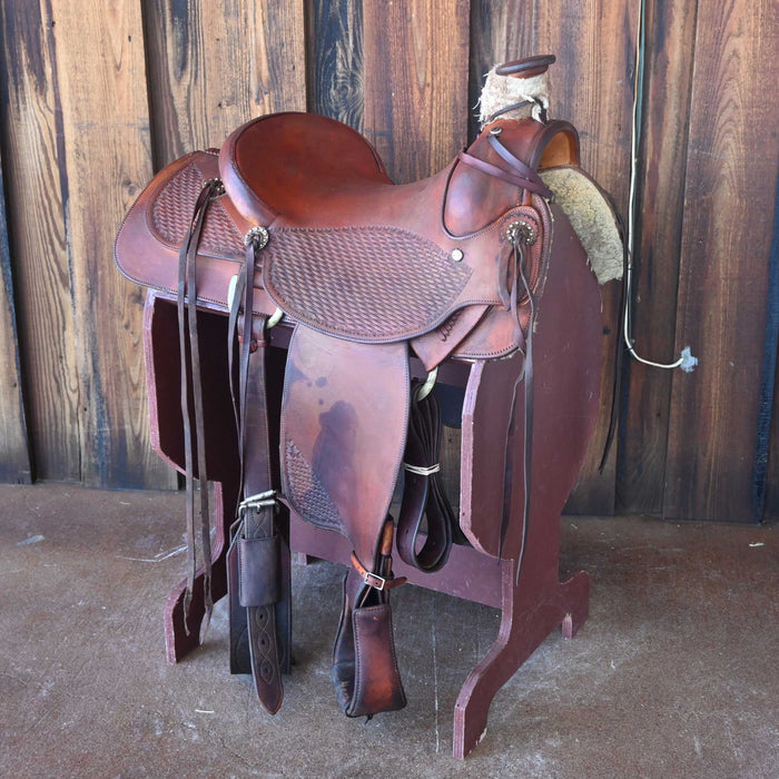 15" USED BILL McDONALD RANCH SADDLE Saddles - Used Bill McDonald