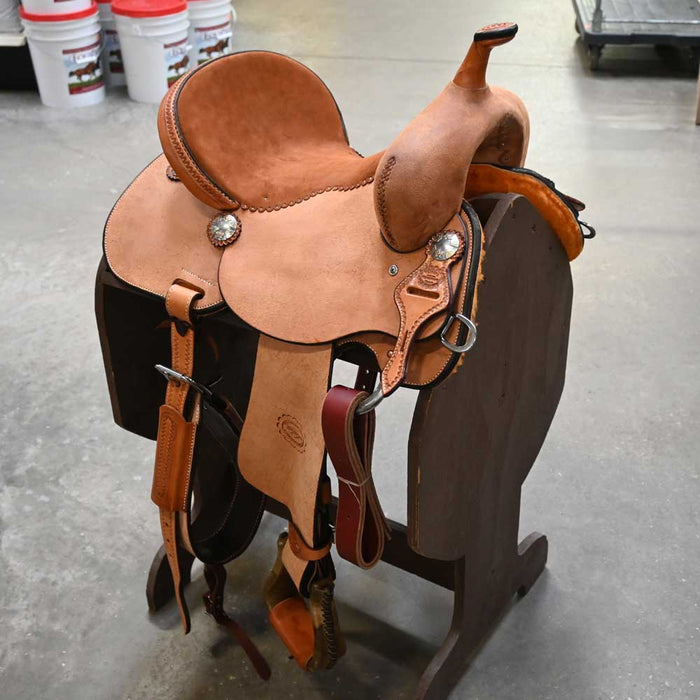 14.5" TESKEY'S BARREL SADDLE Saddles - New Teskey's Saddlery