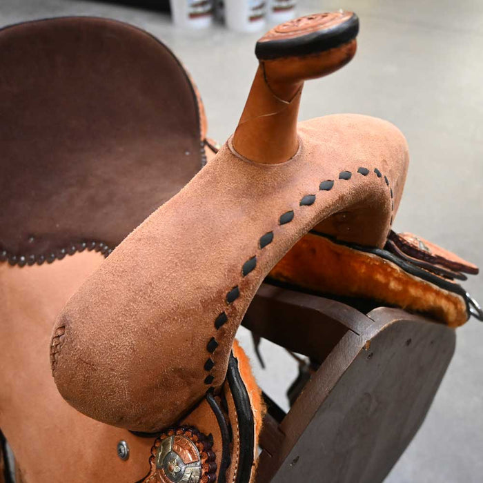 14" TESKEY'S BARREL SADDLE Saddles - New Teskey's Saddlery