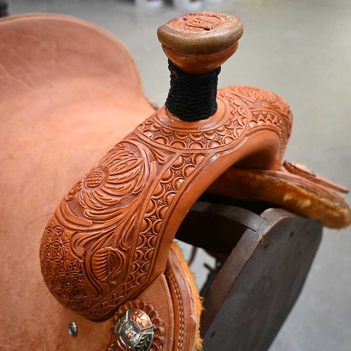 13" TESKEY'S YOUTH ALL AROUND SADDLE Saddles - New Teskey's Saddlery