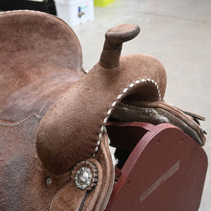 13.5" USED TACTICAL BARREL SADDLE Saddles - Used Tacktical Equine