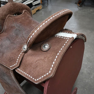 13.5" USED TACTICAL BARREL SADDLE Saddles - Used Tacktical Equine