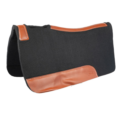 Teskey's Contoured Felt Saddle Pad Tack - Saddle Pads Teskey's Black