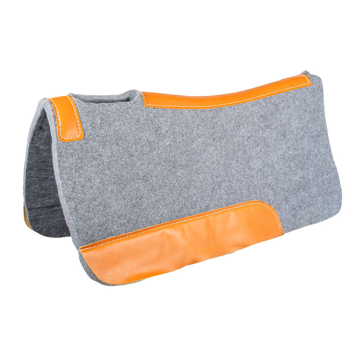 Teskey's Contoured Felt Saddle Pad Tack - Saddle Pads Teskey's Gray
