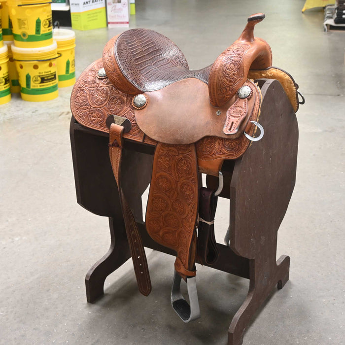 14" USED COATS BARREL SADDLE Saddles - Used Coats Saddlery