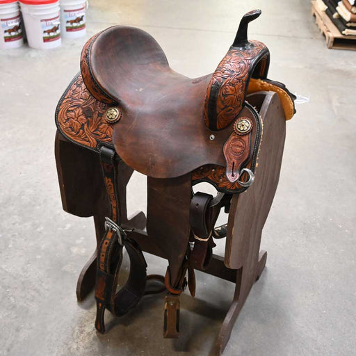 14.5" USED JEFF SMITH BARREL SADDLE Saddles - Used Jeff Smith