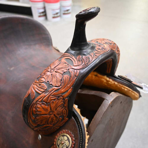 14.5" USED JEFF SMITH BARREL SADDLE Saddles - Used Jeff Smith