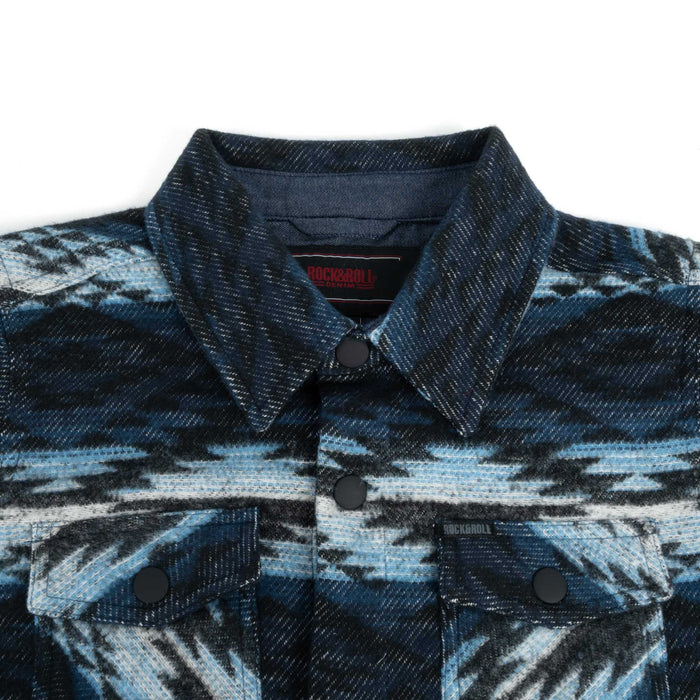 Rock & Roll Denim Boy's Aztec Shirt Jacket