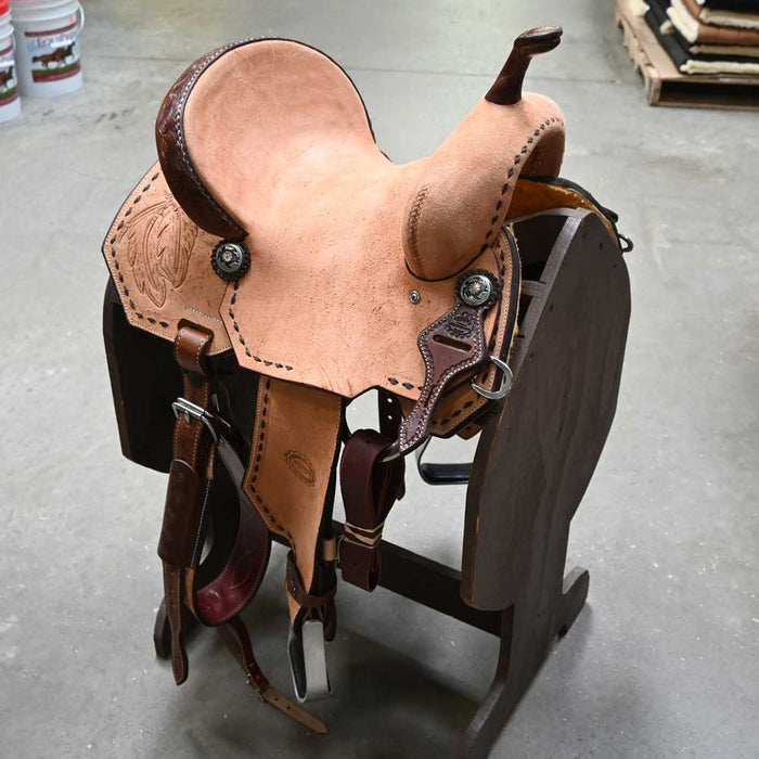 13" TESKEY'S BARREL SADDLE Saddles - New Teskey's Saddlery