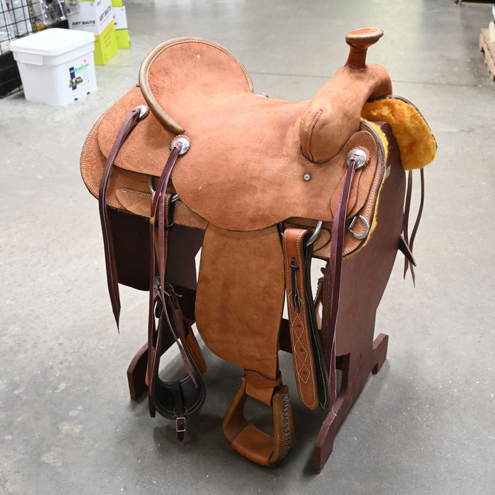 16.5" BRAZOS RIVER RANCH SADDLE Saddles - New Brazos River Saddlery