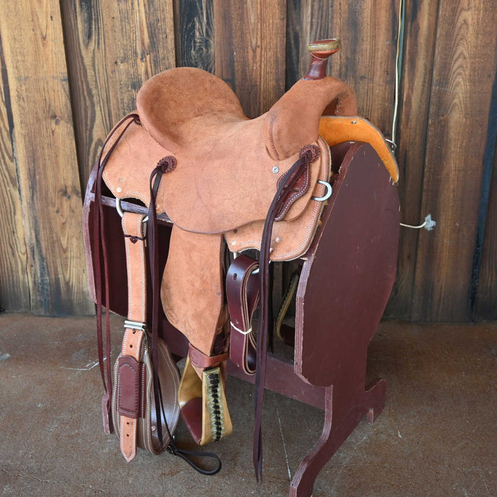 13.5" TESKEY'S YOUTH STRIP DOWN RANCH SADDLE Saddles - New Teskey's Saddlery