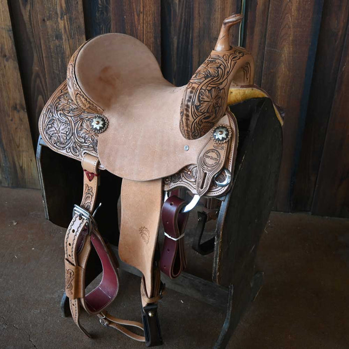 13.5" JEFF SMITH BARREL SADDLE Saddles - New Jeff Smith