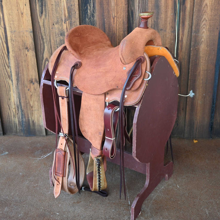 13.5" TESKEY'S YOUTH STRIP DOWN RANCH SADDLE Saddles - New Teskey's Saddlery
