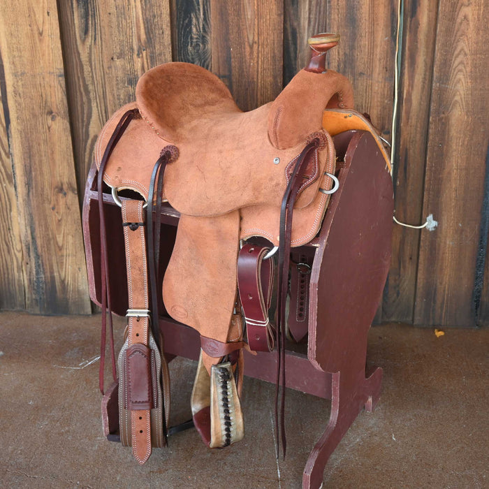 13.5" TESKEY'S YOUTH STRIP DOWN RANCH SADDLE Saddles - New Teskey's Saddlery