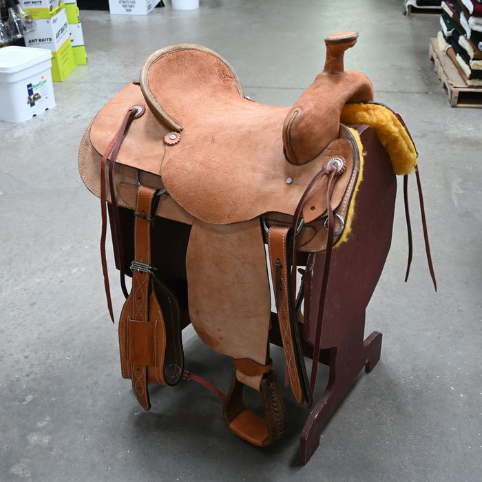 16.5" BRAZOS RIVER RANCH SADDLE Saddles - New Brazos River Saddlery