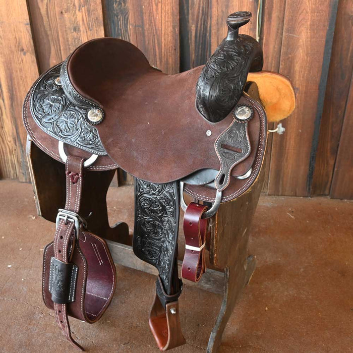 15" JEFF SMITH COWBOY SADDLE Saddles - New Jeff Smith
