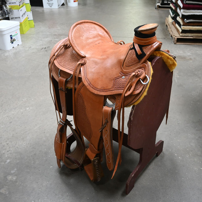 15.5" BRAZOS RIVER WADE SADDLE Saddles - New Brazos River Saddlery