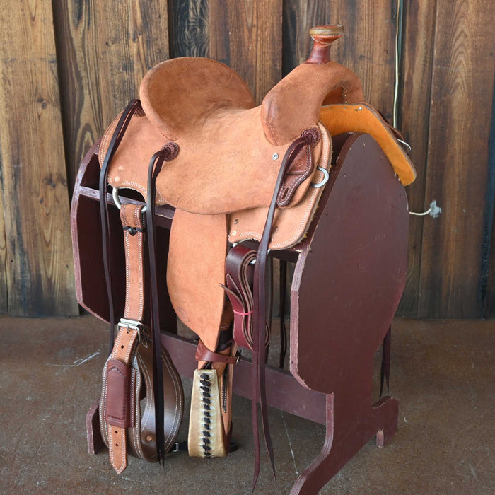 13" TESKEY'S YOUTH STRIP DOWN RANCH SADDLE Saddles - New Teskey's Saddlery