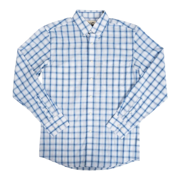 Wrangler Men's Riata Classic Fit Plaid Button Down Shirt
