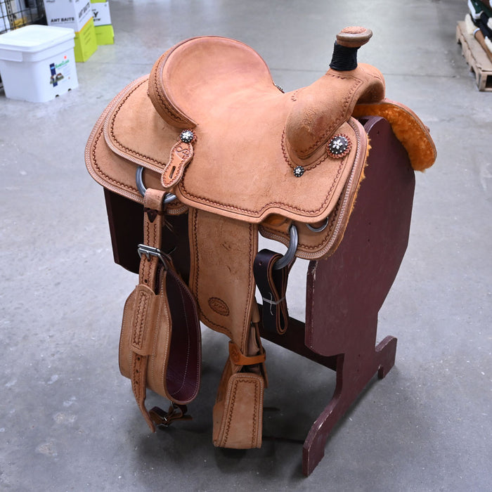 14" PATRICK SMITH ROPING SADDLE Saddles - New Patrick Smith