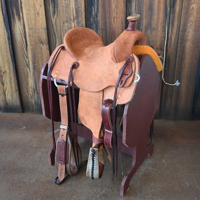13" TESKEY'S YOUTH STRIP DOWN RANCH SADDLE Saddles - New Teskey's Saddlery