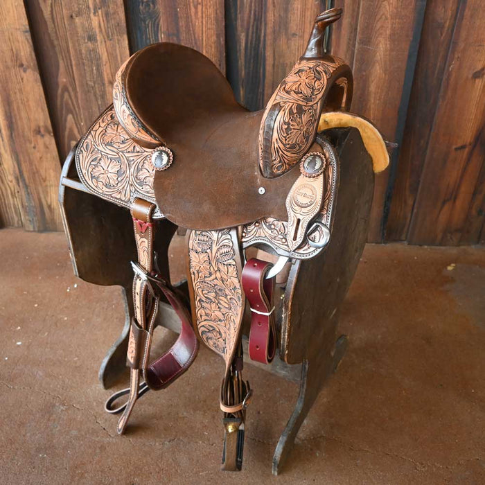 13.5" JEFF SMITH BARREL SADDLE Saddles - New Jeff Smith